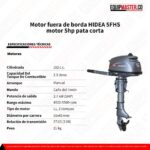 Motor 5FHS fuera de borda HIDEA -Equipmaster