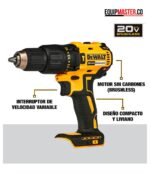Taladro inalambrico DEWALT DCD7781D2-B3 -Equipmaster