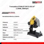 Tronzadora STANLEY SSC22-B3 -Equipmaster