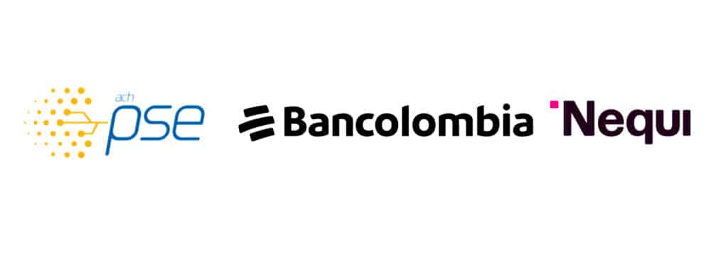 paga con PSE - NEQUI Y BANCOLOMBIA - Equipmaster