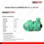 Bomba BARNES DE1 5-1 -Equipmaster