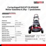 Cortacesped Ducati DLM5600E 7 posiciones - Equipmaster