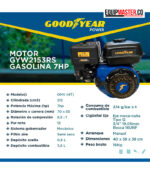 Ficha tecnica motor goodyear gyw2153rs 7hp Equipmaster