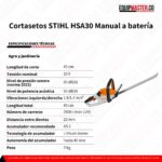 HSA30 Manual a batería -Equipmaster