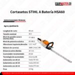 HSA60 Cortaseto STIHL -Equipmaster