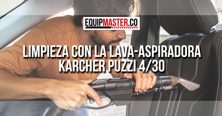 Limpieza-con-la-Lava-Aspiradora-KARCHER-PUZZI-430-Equipmaster