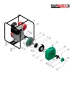 Motobomba BARNES caudal 2x2 AD 2 50 HF (1D0212) - Equipmaster