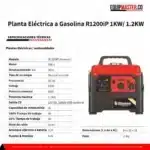 Planta Eléctrica R1200IP WARRIOR Inverter -Equipmaster