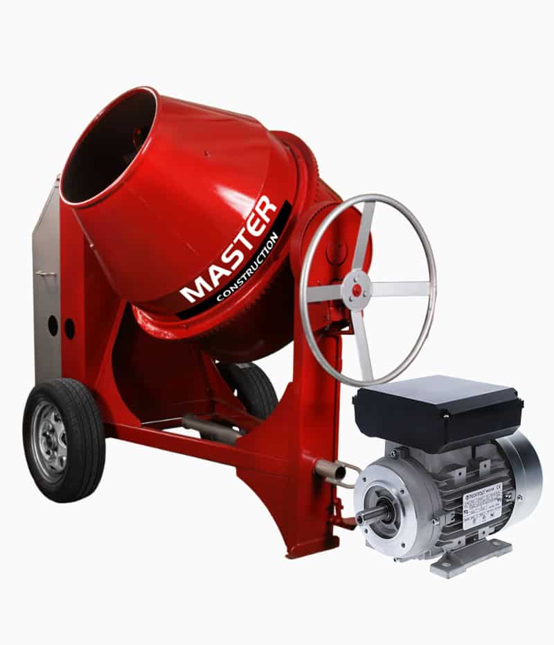 Mezcladora de Concreto 1.5 Bultos con Motor Eléctrico TECHTOP Monofásico - Equipmaster Mezcladora de Concreto 1.5 Bultos con Motor Eléctrico TECHTOP Monofásico - Equipmaster