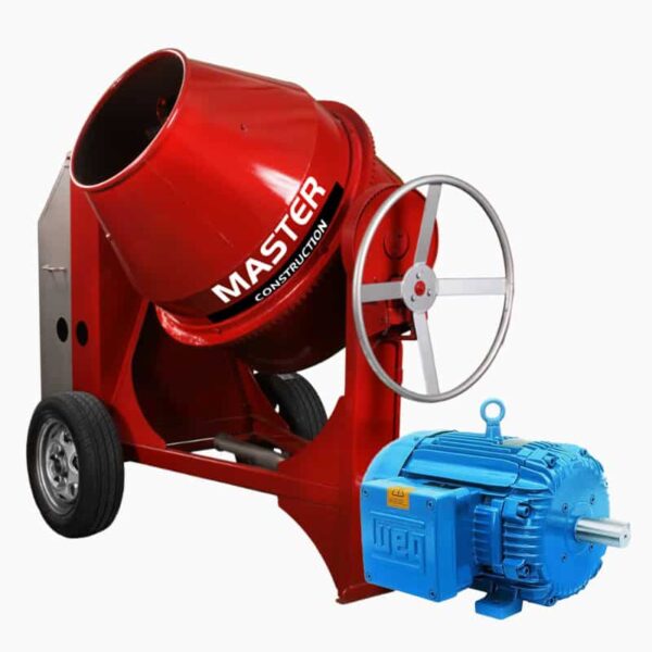 Mezcladora de Concreto 1.5 Bultos con Motor Eléctrico WEG Monofásico - Equipmaster