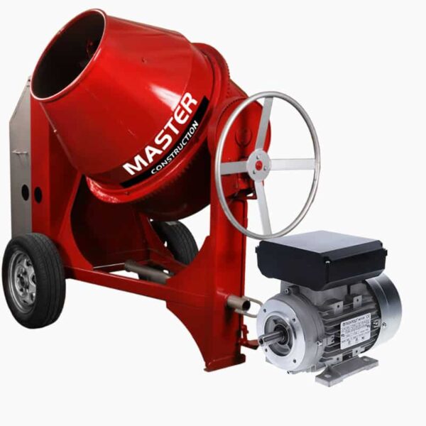 Mezcladora de Concreto 2 Bultos con Motor Eléctrico TECHTOP Monofásico -Equipmaster