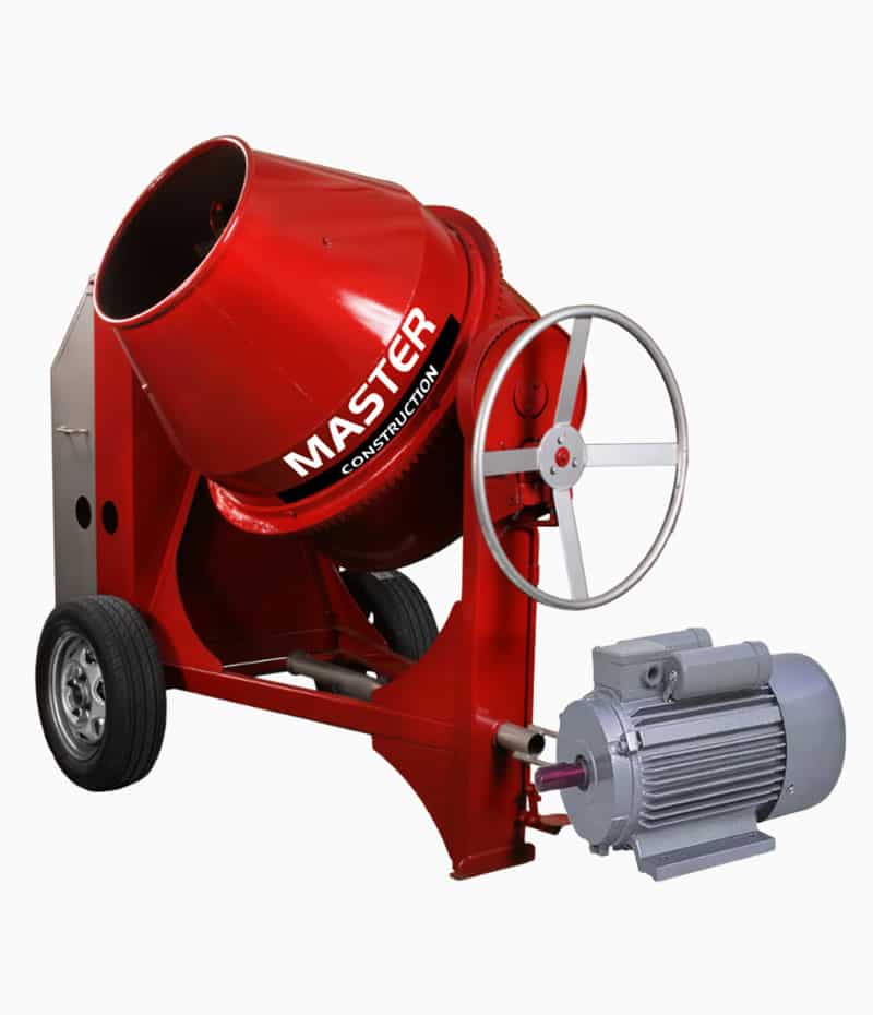 Mezcladora de Concreto Master 1 Bulto con Motor Eléctrico POWER-Equipmaster Mezcladora de Concreto Master 1 Bulto con Motor Eléctrico POWER-Equipmaster