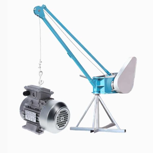 Pluma Grúa Master Lite 120kg con Motor TECHTOP Eléctrico Trifásico -Equipmaster