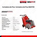 Cortadora de Piso MASTER EM-CC - Equipmaster