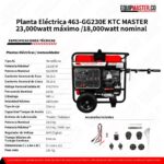 Planta Eléctrica 463-GG230E KTC -Equipmaster