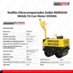 Rodillo Doble MDRS65H -Equipmaster