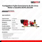 Fumigadora fujita estacionaria B3HL30L65M - Equipmaster