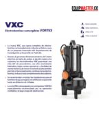 Bomba Sumergible PEDROLLO VXC30 50 VORTEX -Equipmaster