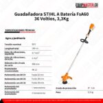 Guadañadora STIHL A Batería FsA60 - Equipmaster