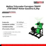 Molino Triturador Forrajero TRAPP JTRF300GF -Equipmaster