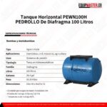 PEWN100H PEDROLLO De Diafragma 100 Litros -Equipmaster