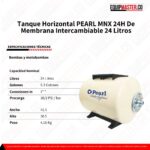 Tanque PEARL MNX 24H 24L Horizontal Equipmaster