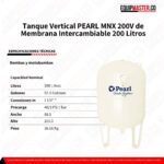 Tanque Vertical PEARL MNX 200V -Equipmaster