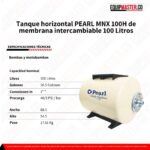 Tanque horizontal PEARL MNX 100H -Equipmaster