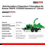 Trituradora De Ramas TRAPP JTR2000 -Equipmaster