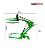 Minicargadores Estibas ECOOX500 Horquilla -Equipmaster