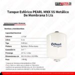 Tanque Esférico Metálico PEARL MNX 5S - Equipmaster