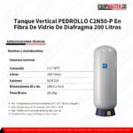 Tanque Vertical C2N50-P PEDROLLO -Equipmaster