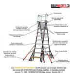 Escalera Ajustable ECOLIFTCOMP510 -Equipmaster