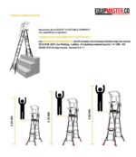 Escalera ECOLIFTCOMP380 Andamio Ajustable - Equipmaster