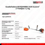 Guadañadora HUSQVARNA 331R 32,6cm³ 7,2 kg - Imagen 2