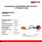 Guadañadora HUSQVARNA 226RJ 25,4Cm³ 5,2Kg - Imagen 4