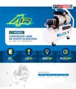 Compresor De Aire ELITE CA1012D 1hp- Equipmaster