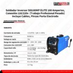 Soldador Inversor ELITE SI8180MP 180 Amperios -Equipmaster