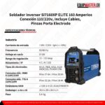 Soldador Inversor SI7160XP ELITE 160 Amperios -Equipmaster