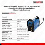 Soldador Inversor SI7200XP ELITE 200 Amperios -Equipmaster