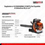 Sopladora HUSQVARNA 570BTS De Espalda - Equipmaster