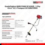 Guadañadora BC420HE MARUYAMA Eje giratorio -Equipmaster