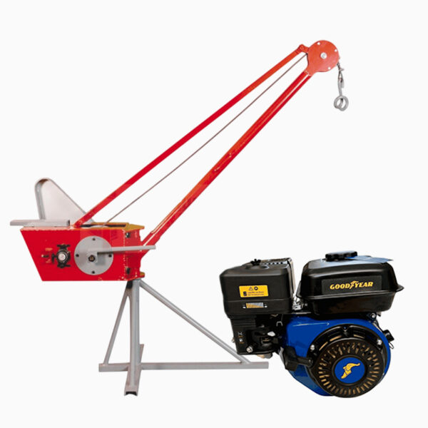 Pluma Grúa 300kg con Motor GOODYEAR EM-PG-GYW2703RS gasolina 9HP -Equipmaster