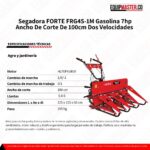 Segadora Gasolina FORTE FRG4S-1M -Equipmaster