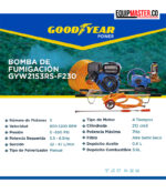 Regla vibratoria con motor Goodyear 7HP -Equipmaster