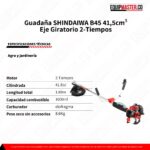 Guadaña 2tiempos SHINDAIWA B45 -Equipmaster