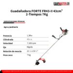 Guadañadora FORTE FR43-II 43cm³  7Kg - Imagen 4