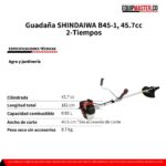 Guadañadora SHINDAIWA B45-1 -Equipmaster