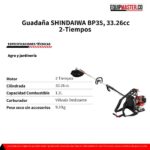 Guadañadora SHINDAIWA BP35- Equipmaster