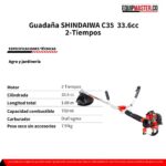 Guadañadora SHINDAIWA C35 - Equipmaster